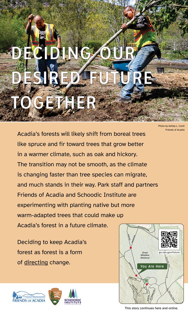 Thumbnail of Changing Acadia wayside panel