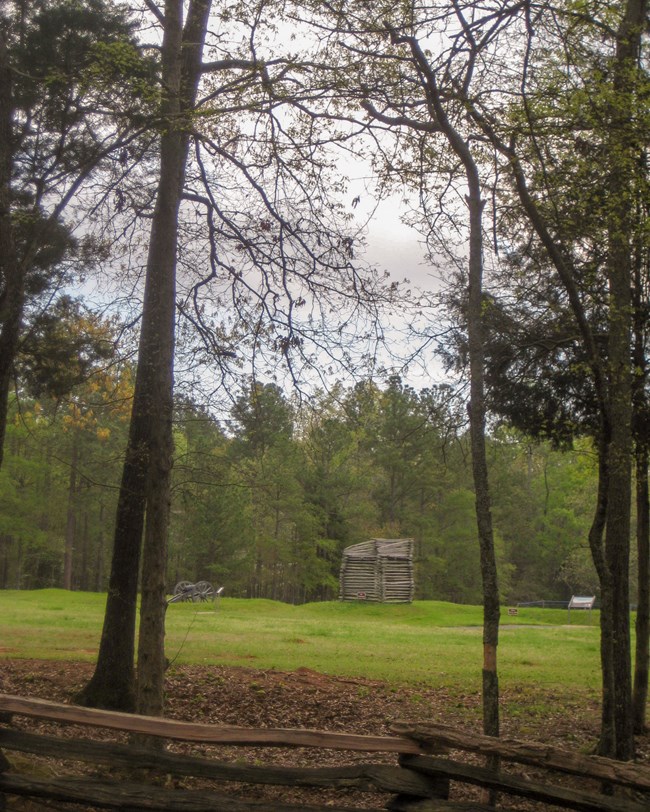 View of the battlefield at Ninety Six