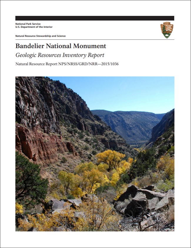 Bandelier Geologic Resources Inventory report cover
