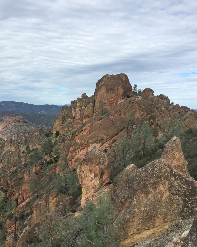 view of high peaks