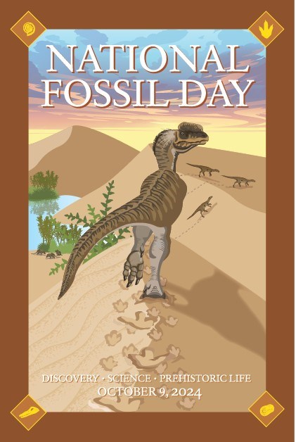 color artwork showing a dinosaur
