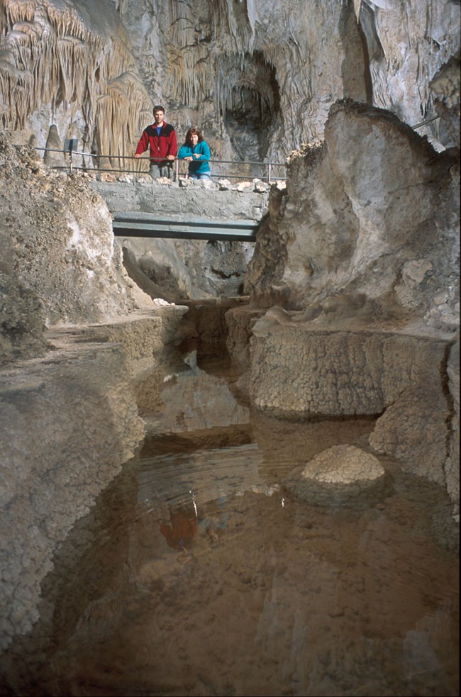 Ponded water inside the cave