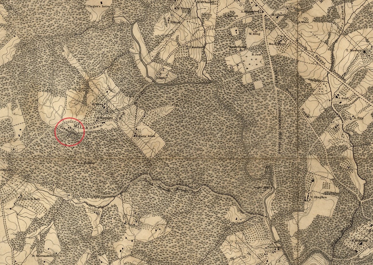 Map showing Hepburn tract